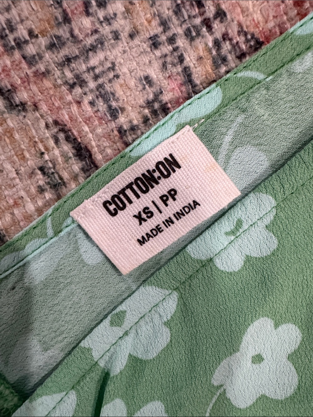 Cotton On Green Floral Slip Dress - Picture 2 of 2